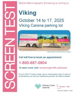 Mobile Cancer Screening Poster
