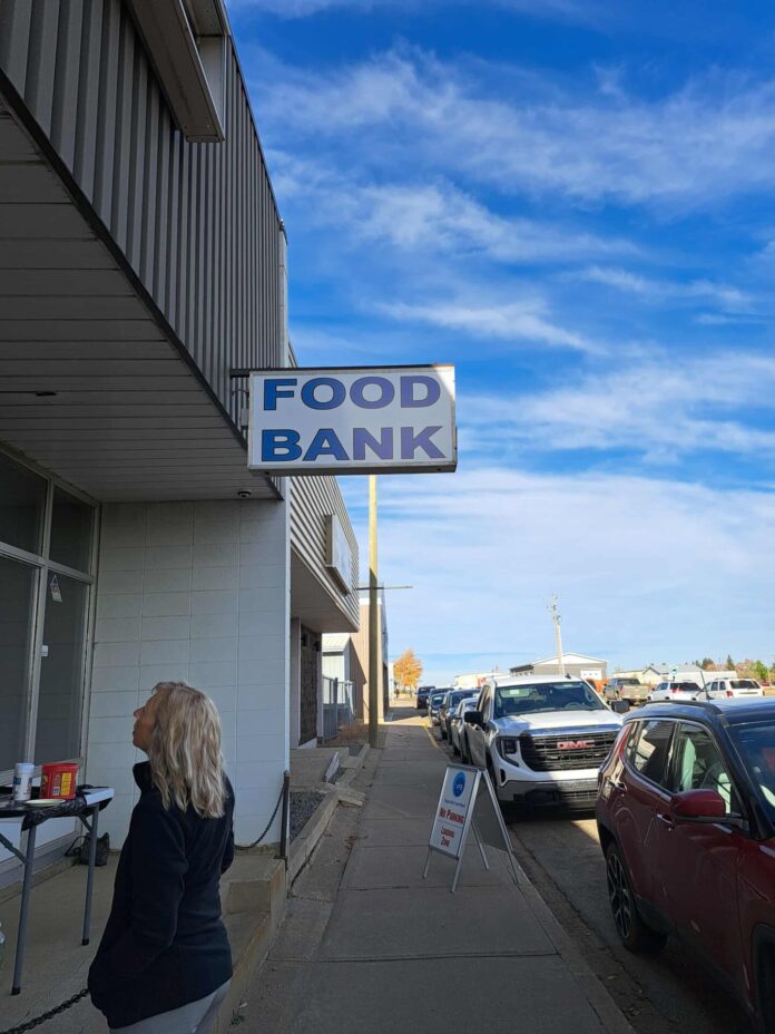 Vegreville Food Bank Sign