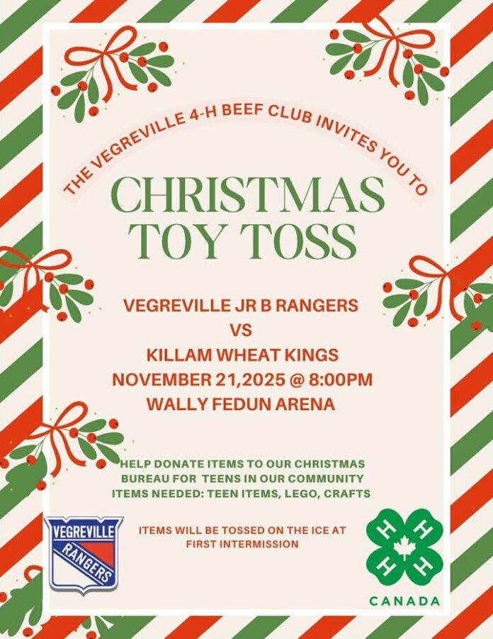 Christmas Toy Toss Poster