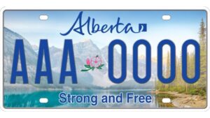 New Alberta Plate